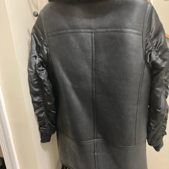 Andrew Marc Shearling Coat - Picture 3 of 6